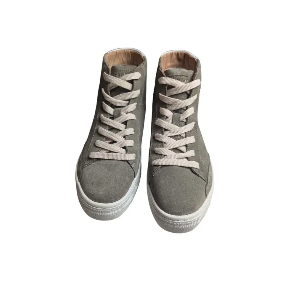 Saludos Women's Size 6.5 Shoes Ibiza High Top Sneaker 1000854-340 Sage New NIB
